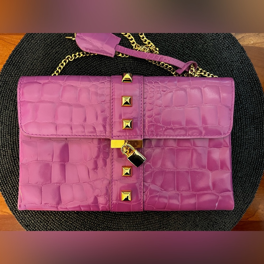 Fushia Carlisle Clutch